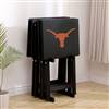 Unversity of Texas TV Trays W/Stand