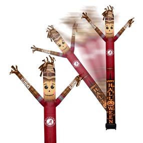 Alabama Crimson Tide Inflatable Crazy Halloween Scarecrow Sports Fan 8 ft Tall 
