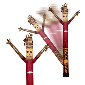Arkansas Razorbacks Inflatable Crazy Halloween Scarecrow Sports Fan 8 ft Tall 