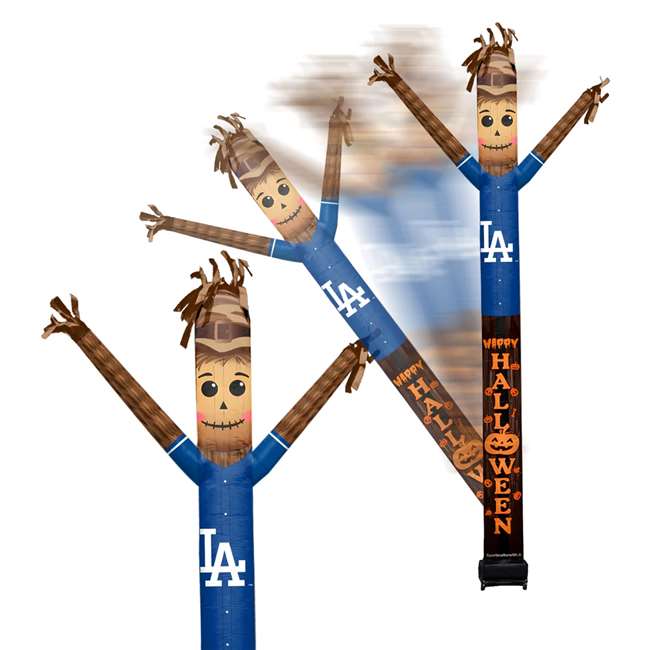 Los Angeles Dodgers Inflatable Crazy Halloween Scarecrow Sports Fan 8 ft Tall 