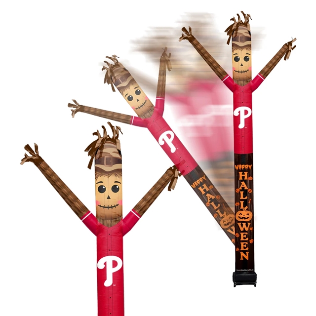 Philadelphia Phillies Inflatable Crazy Halloween Scarecrow Sports Fan 8 ft Tall 