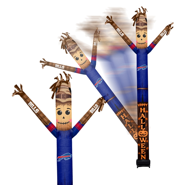 Buffalo Bills Inflatable Crazy Halloween Scarecrow Sports Fan  8 ft Tall 