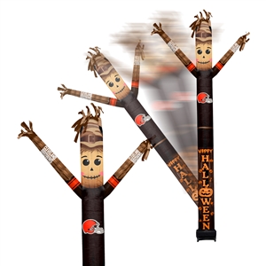 Cleveland Browns Inflatable Crazy Halloween Scarecrow Sports Fan  8 ft Tall 