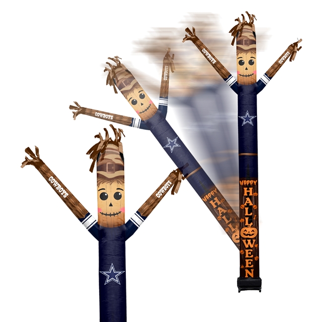 Dallas Cowboys Inflatable Crazy Halloween Scarecrow Sports Fan  8 ft Tall 