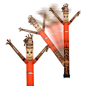 Denver Broncos Inflatable Crazy Halloween Scarecrow Sports Fan  8 ft Tall 