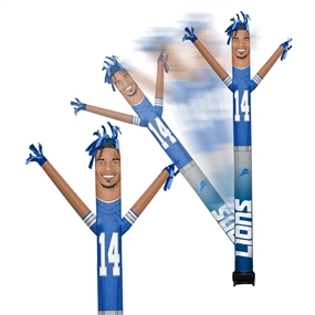 Detroit Lions Amon-Ra St.Brown 14 Inflatable Crazy Sports Player 8 ft Tall 