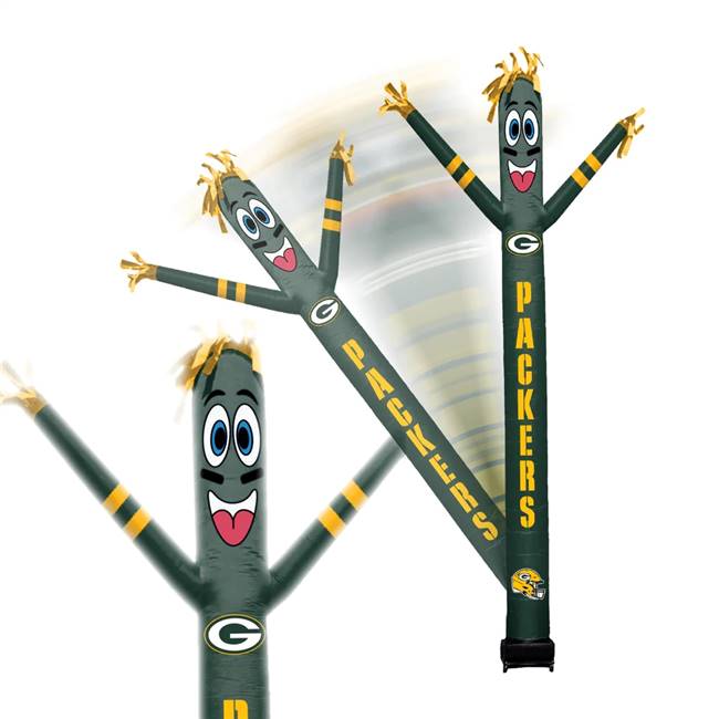 Green Bay Packers Inflatable Mascot Crazy Sports Fan - 8ft Tall 