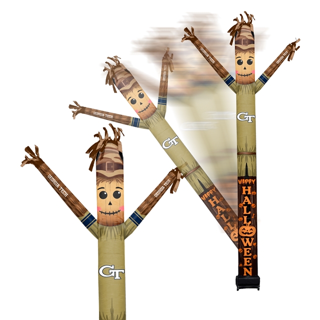 Georgia Tech Yellow Jackets Inflatable Crazy Halloween Scarecrow Sports Fan 8 ft Tall 