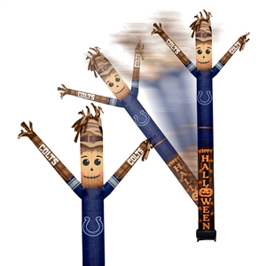 Indianapolis Colts Inflatable Crazy Halloween Scarecrow Sports Fan  8 ft Tall 