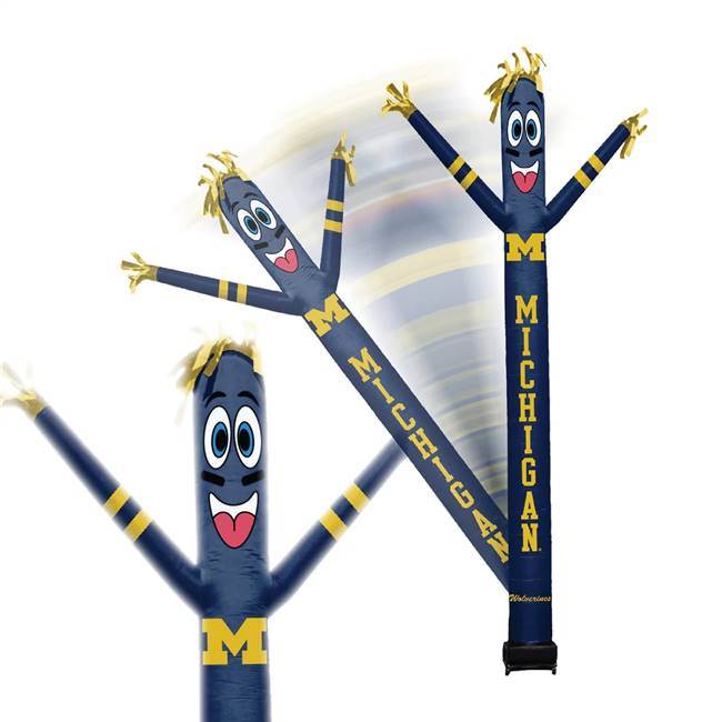 Michigan Wolverines Inflatable Crazy Sports Fan  8 ft Tall 