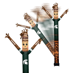  Michigan State Spartans Inflatable Crazy Halloween Scarecrow Sports Fan 8 ft Tall 