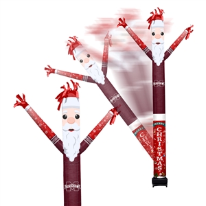 Mississippi State Bulldogs Inflatable Crazy Christmas Santa Sports Fan 8 ft Tall 