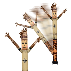 New Orleans Saints Inflatable Crazy Halloween Scarecrow Sports Fan  8 ft Tall 
