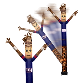 New York Giants Inflatable Crazy Halloween Scarecrow Sports Fan  8 ft Tall 