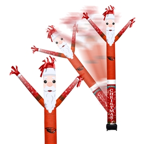 Oregon State Beavers Inflatable Crazy Christmas Santa Sports Fan 8 ft Tall 