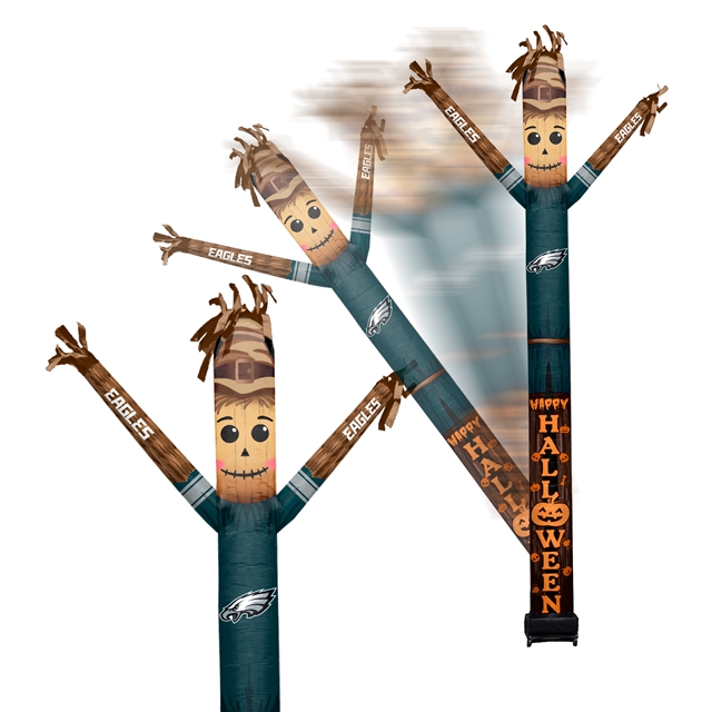 Philadelphia Eagles Inflatable Crazy Halloween Scarecrow Sports Fan  8 ft Tall 