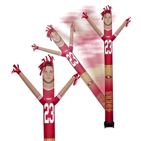 San Francisco 49Ers Christian Mccaffrey 23 Inflatable Crazy Sports Player 8 ft Tall 