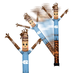  North Carolina Tar Heels Inflatable Crazy Halloween Scarecrow Sports Fan 8 ft Tall 