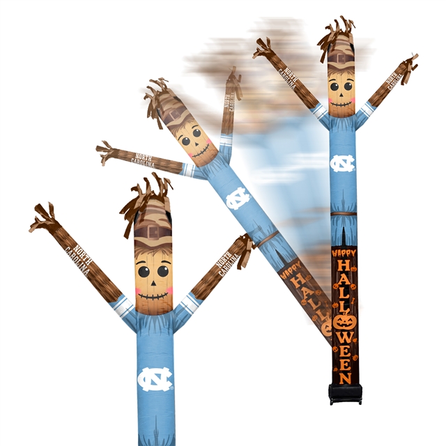  North Carolina Tar Heels Inflatable Crazy Halloween Scarecrow Sports Fan 8 ft Tall 
