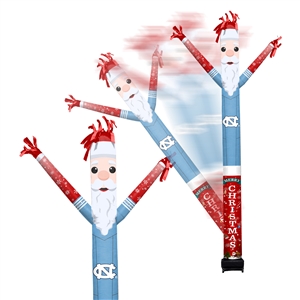 North Carolina Tar Heels Inflatable Crazy Christmas Santa Sports Fan 8 ft Tall 