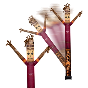  Virginia Tech Hokies Inflatable Crazy Halloween Scarecrow Sports Fan 8 ft Tall 