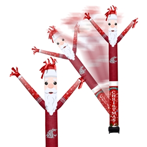 Washington State Cougars Inflatable Crazy Christmas Santa Sports Fan 8 ft Tall 