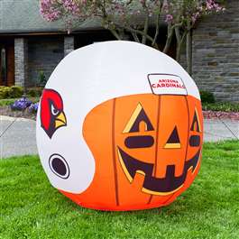 Arizona Cardinals Inflatable Jack-O'-Helmet Halloween Yard Decoration