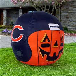 Chicago Bears Inflatable Jack-O'-Helmet Halloween Yard Decoration  