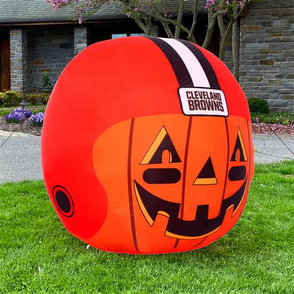 Cleveland Browns Inflatable Jack-O'-Helmet Halloween Yard Decoration