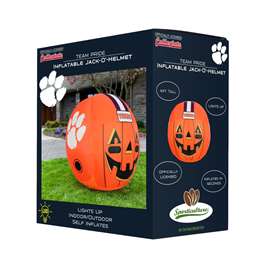 Clemson Tigers Inflatable Jack-O'-Helmet Halloween Yard Decoration