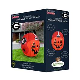 Georgia Bulldogs Inflatable Jack-O'-Helmet Halloween Yard Decoration  