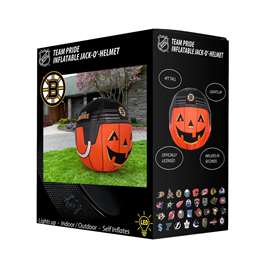 Boston Hockey Bruins Inflatable Jack-O'-Helmet Halloween Yard Decoration  