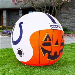 Indianapolis Colts Inflatable Jack-O'-Helmet Halloween Yard Decoration  