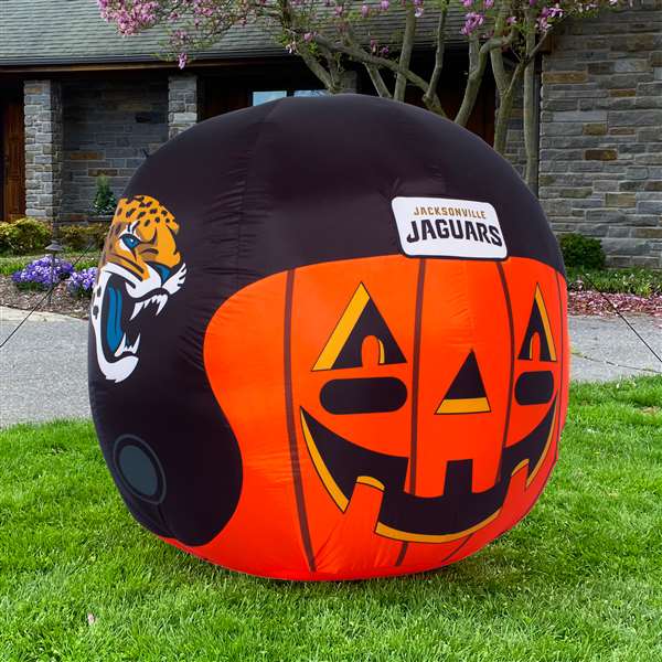 Jacksonville Jaguars Inflatable Jack-O'-Helmet Halloween Yard Decoration  