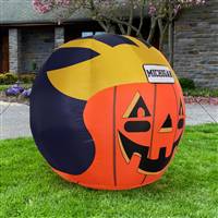 Michigan Wolverines Inflatable Jack-O'-Helmet Halloween Yard Decoration  