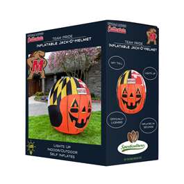Maryland Terrapins Inflatable Jack-O'-Helmet Halloween Yard Decoration  