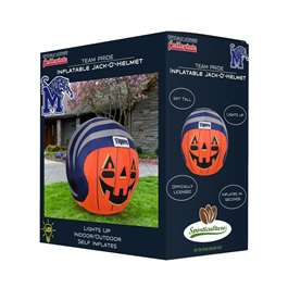 Memphis Tigers Inflatable Jack-O'-Helmet Halloween Yard Decoration  