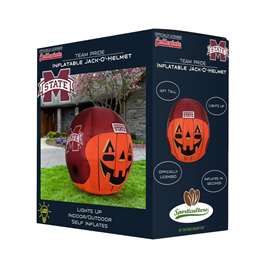 Mississippi State Bulldogs Inflatable Jack-O'-Helmet Halloween Yard Decoration  