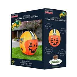 North Dakota State Bison Inflatable Jack-O'-Helmet Halloween Yard Decoration  