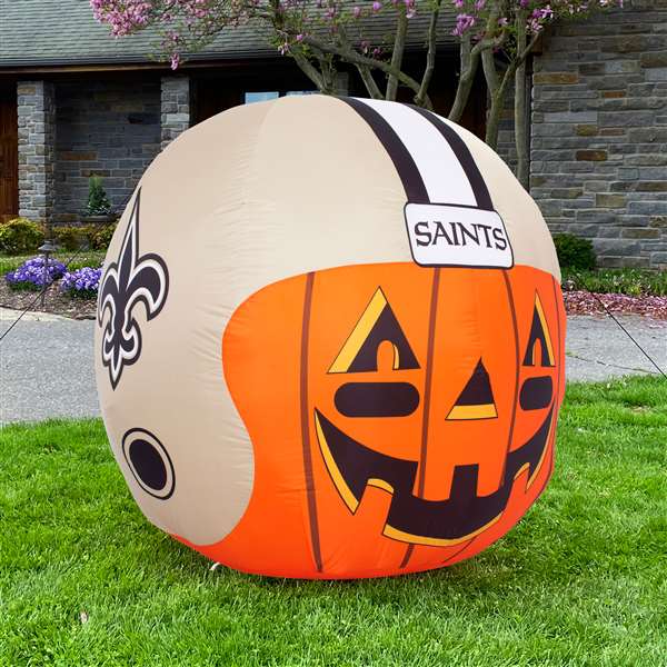 New Orleans Saints Inflatable Jack-O'-Helmet Halloween Yard Decoration  