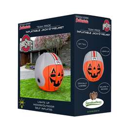 Ohio State Buckeyes Inflatable Jack-O'-Helmet Halloween Yard Decoration  