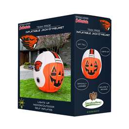 Oregon State Beavers Inflatable Jack-O'-Helmet Halloween Yard Decoration