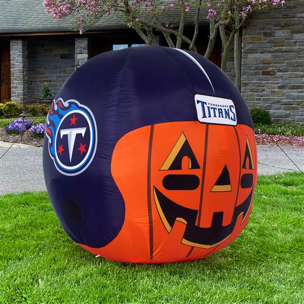 Tennessee Titans Inflatable Jack-O'-Helmet Halloween Yard Decoration  