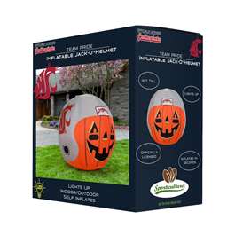 Washington State Cougars Inflatable Jack-O'-Helmet Halloween Yard Decoration  