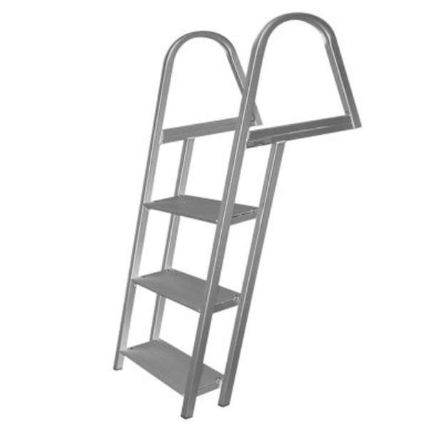 JIF Marine 3-Step Ladder Anodized Aluminum w/Mounting Hardware Boat - Dock Ladder
