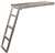 JIF Marine 4-Step Under Deck Boat-Dock Ladder Round Front Aluminum