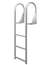 JIF Marine 3-Step Standard Ladder Aluminum Boat - Dock Ladder