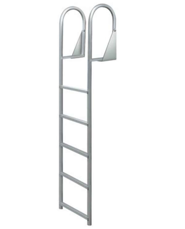 JIF Marine 5-Step Standard Ladder Aluminum Boat - Dock Ladder