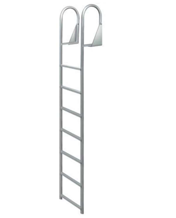 JIF Marine 7-Step Standard Ladder Aluminum Boat - Dock Ladder