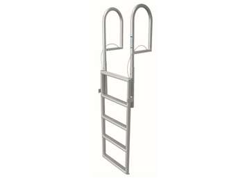 JIF Marine 5-Step Standard Lift Ladder Aluminum Boat - Dock Ladder